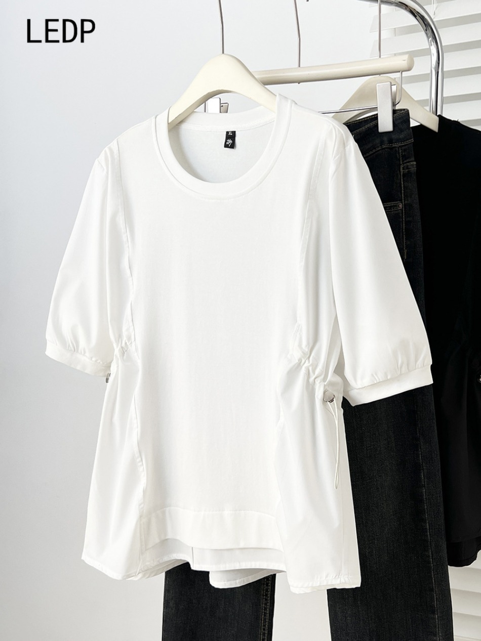 234655 chemise en soie glacée du saint graal à base de silicium pour femmes, grande taille, autel en cristal, respirant, série forêt humaine