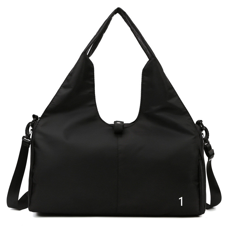 25 Unisex Yoga Handbags Travel Beach Duffel Bag Shoulder Bags Large Capacity Waterproof Fitness Exercise Bags With Shoes Storage