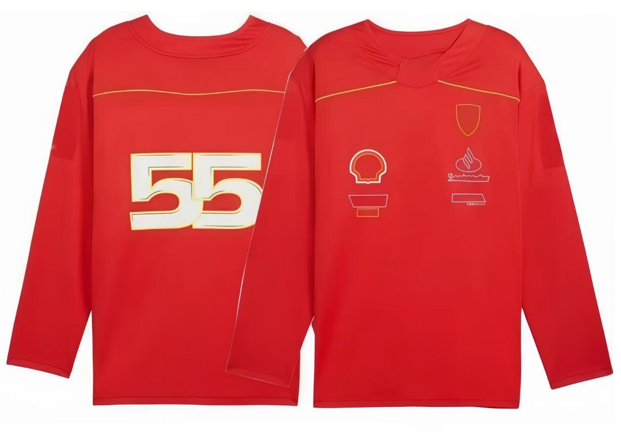 F12025 Racing Long Sleeve T-Shirt Summer F1logo Short Sleeve Shirt Same Customised-image-684435279