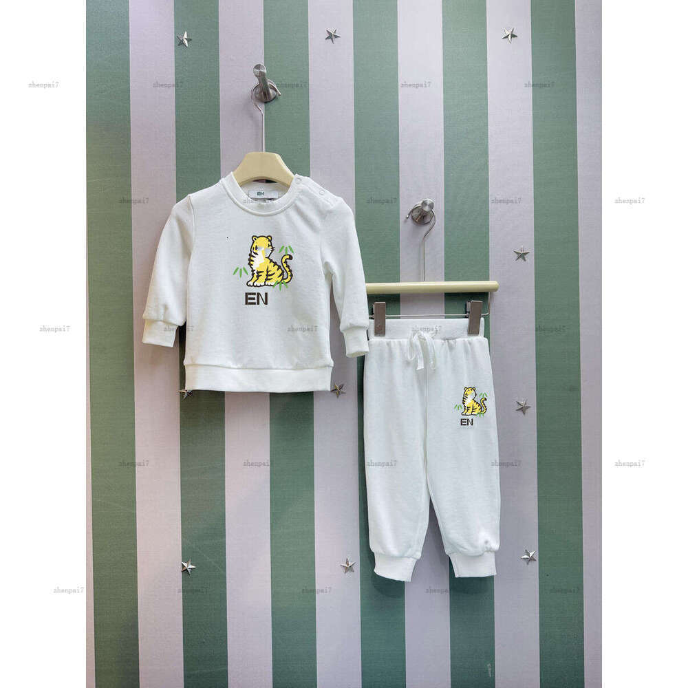Brand newborn jumpsuits Animal head pattern infant bodysuit designer baby clothes toddler Turtleneck sweater and pants A373X11N090-image-1083044998
