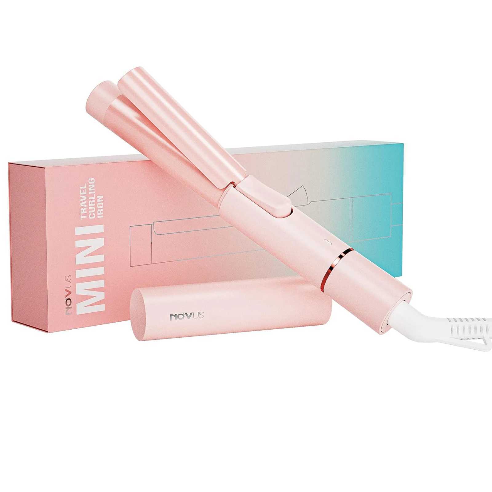 Mini Curling Iron 1 Inch Ceramic Small Curling Wand Heat-Up Fast Portable Hair Curler for Short Hair Travel Curling Iron J251114-image-1083085088