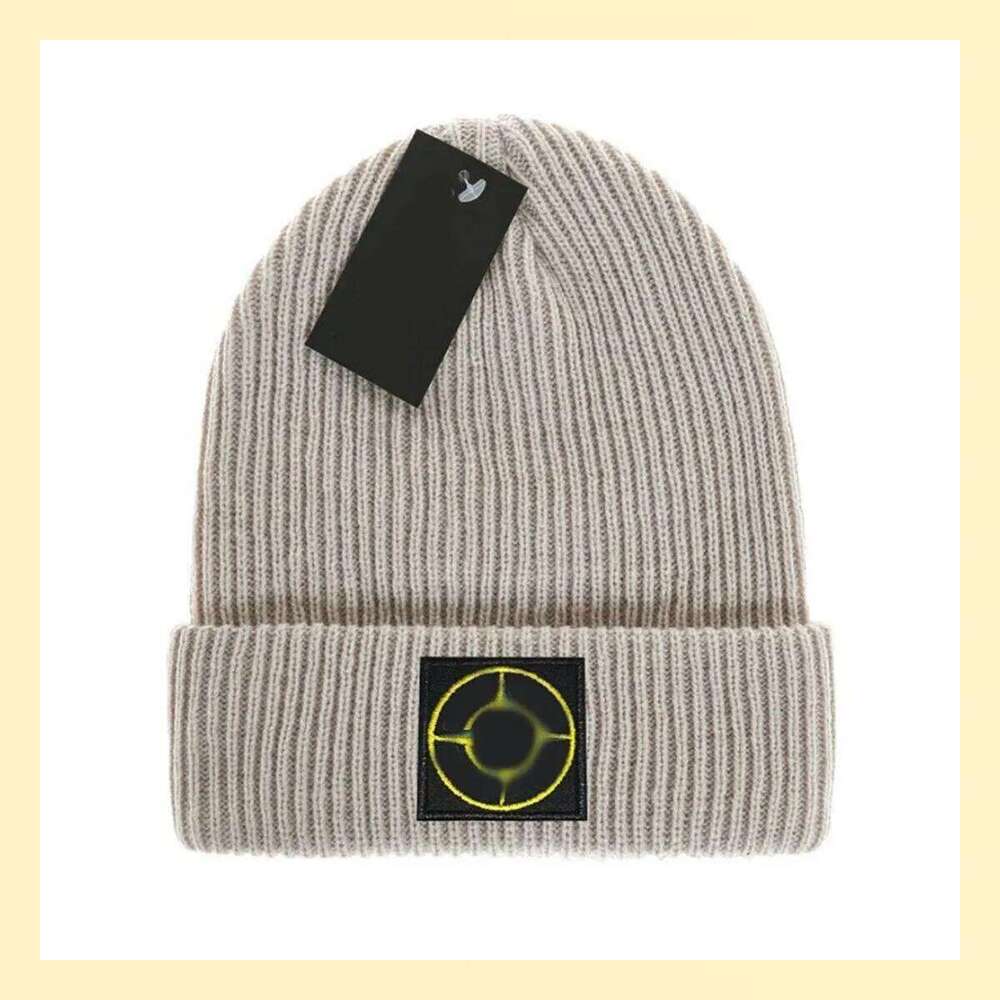 Classic Stone Beanie Designer Island Cashmere Women's Cold Warm Men's Ski Hiking Hat Christmas Gift C_