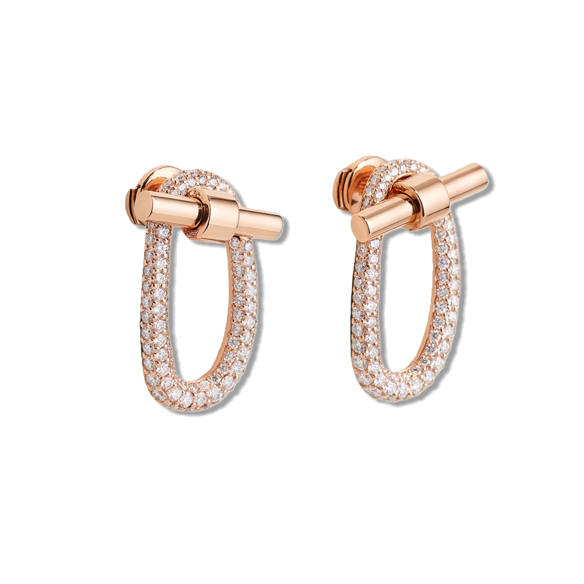 Luxury Designer Jewelry Sparkling Rhinestone OT Clasp Adege pendant earrings For women Metal brass 18k Gold plated with S925 Sterling Silver Post Hy
