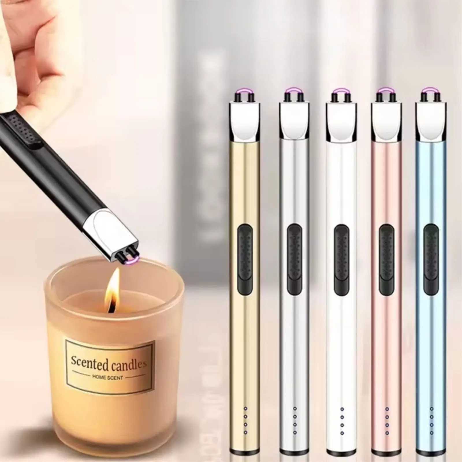 Electric Arc Candle Lighter Rechargeable USB Lighter Plasmas Arc Lighters for Kitchen Gas Stove Y251104-image-1083203766