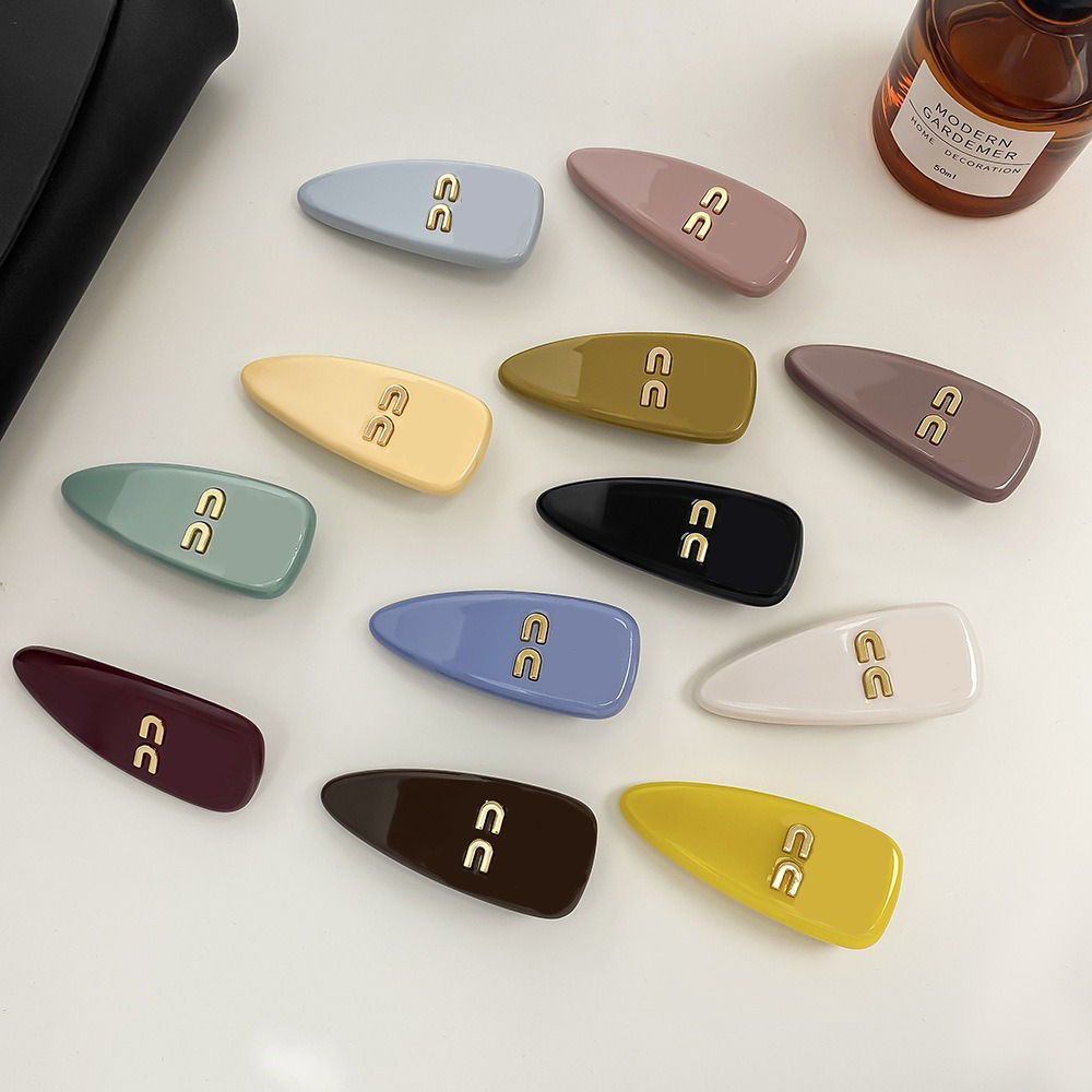 20 Colors Waterdrop Letter Hair Clip Women Girl Cute Letters Barrettes for Gift Party Fashion Hair Accessories-image-1083241055