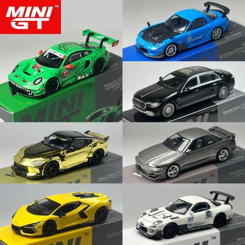 MINIGT 164 Porsche GT3 McLaren Lamborghini BMW Abarth Alloy Car Model 977 889 1046 996 870 886 985 789 740 886 971 978 987 L251103K00R-image-1083348512
