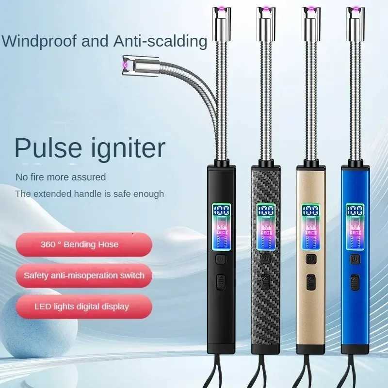 Stylish Arc Lighter USB Rechargeable Igniter Aratherapy Candle Gas Stove Portable Kitchen Tools He Cooking Essentials Y251104-image-1083201625