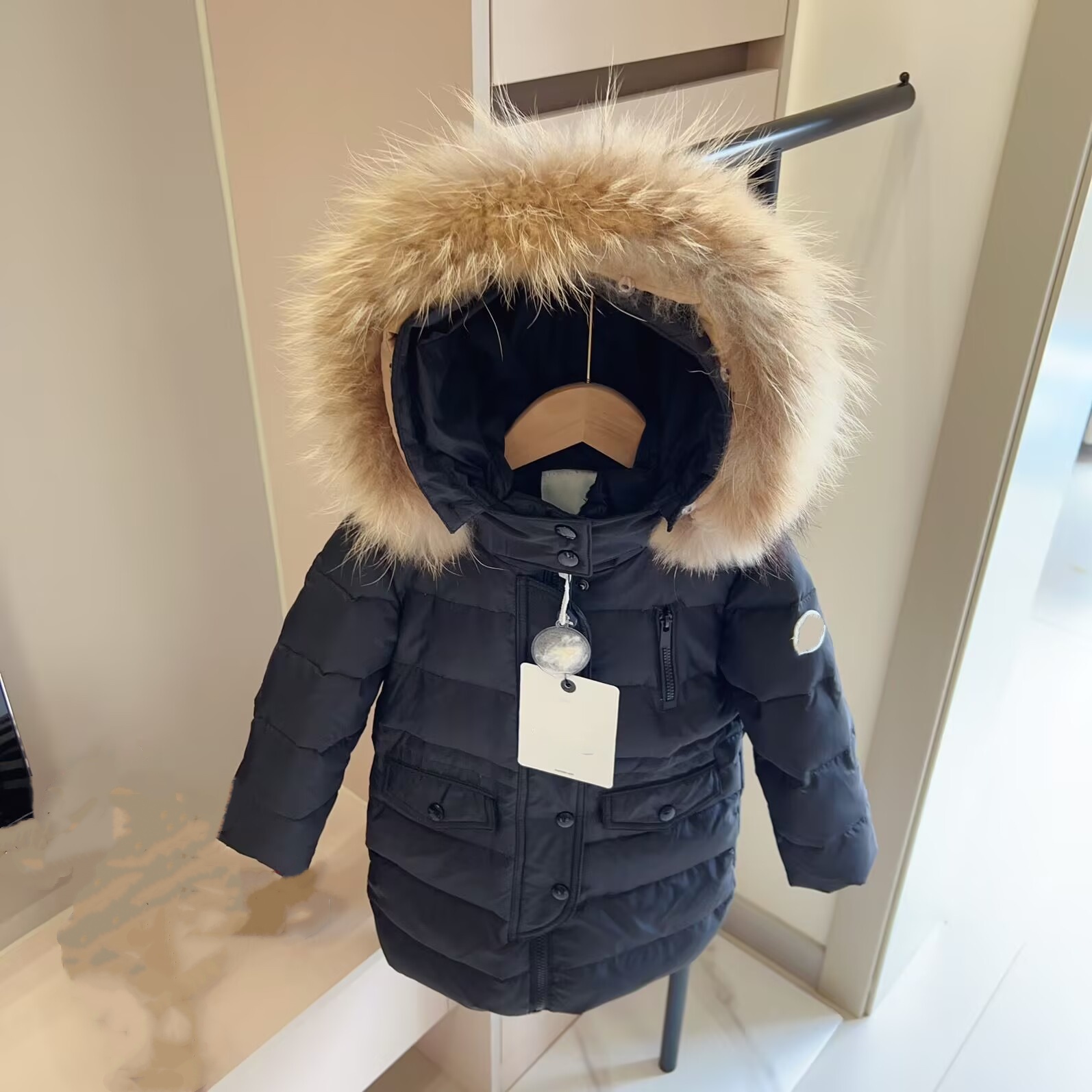 Winter kids Brand Down jacket Quali Fashion Childrens Boys Girls Jacket Designer Down jacket Fashion warm windproof jacket Sport coat size 90-160-image-1083897272