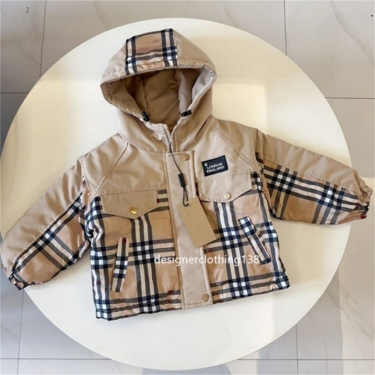 kids thick down jacket coat for boys girls or children of all ages Suitable for 1-15 years old Winter clothing F119
