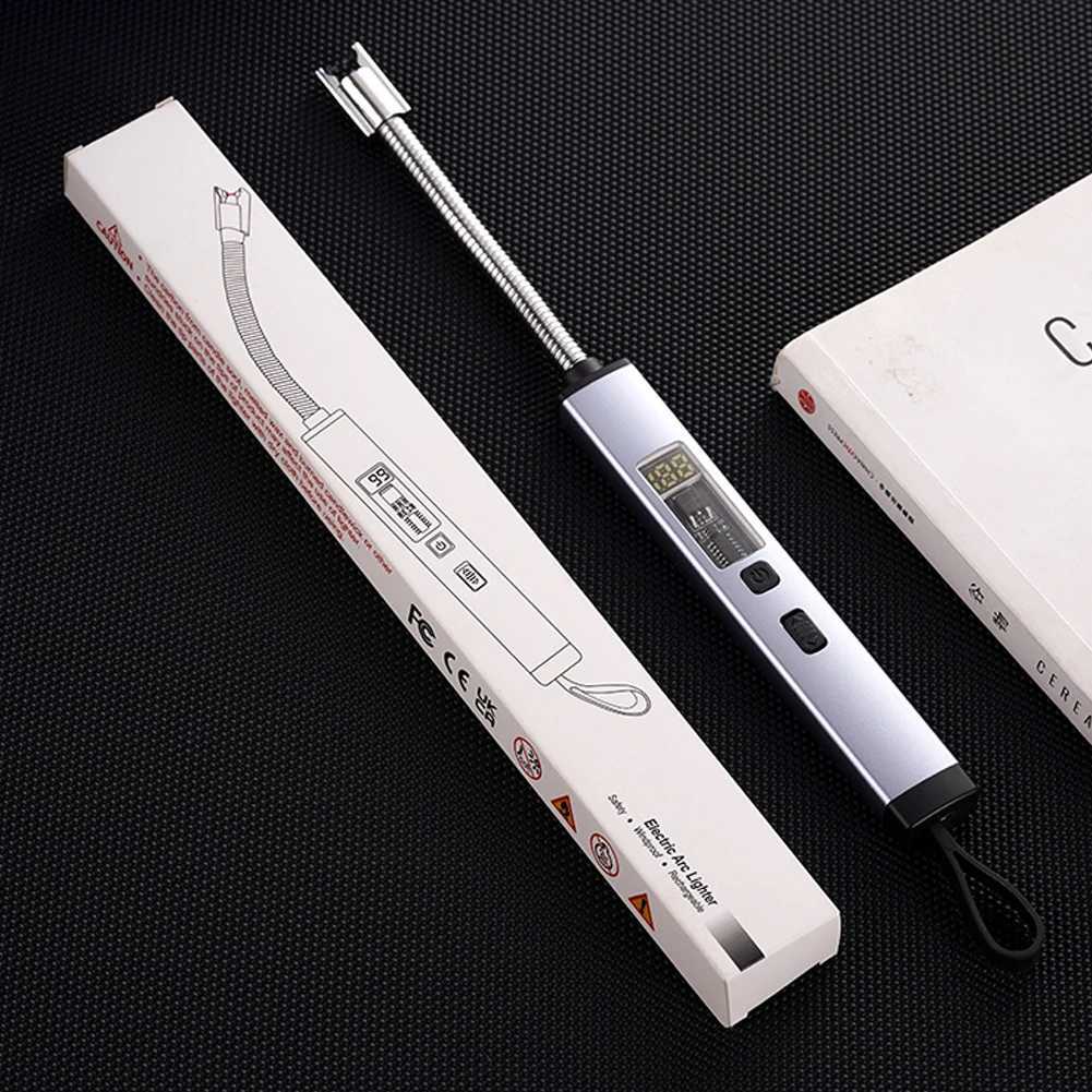 Kitchen Flameless Windproof Electric Pse Arc Candle Lighter USB Rechargeable BBQ Camping He Gadgets for Men Y251104-image-1083202180