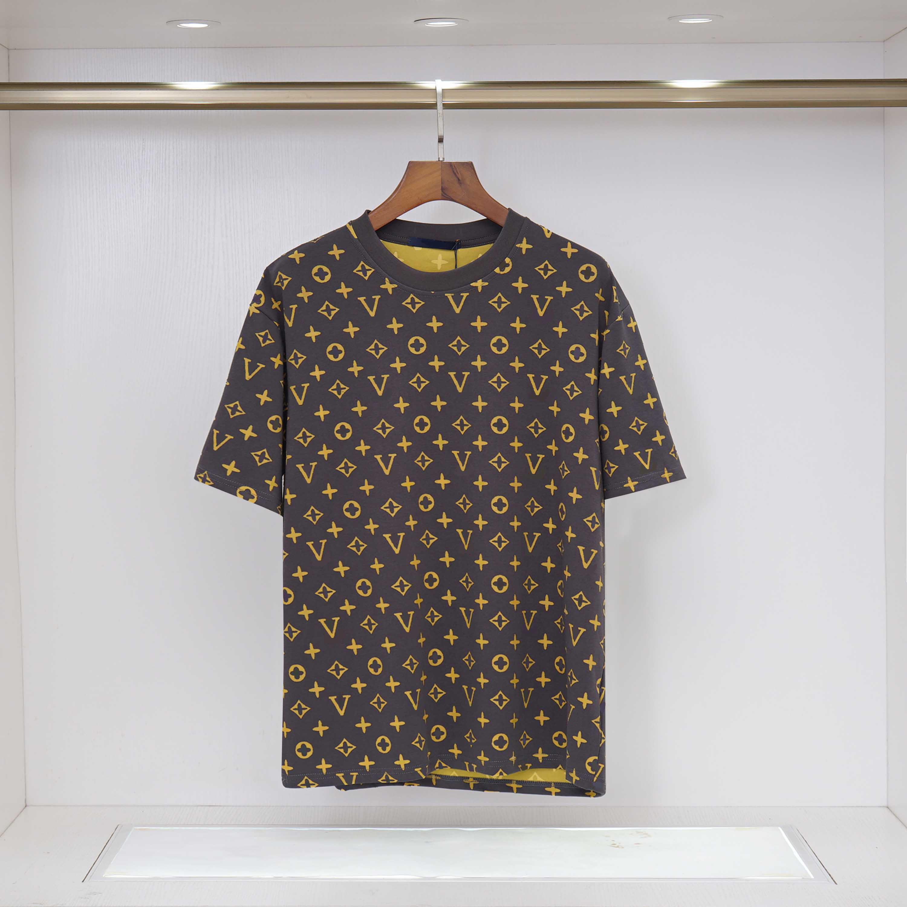 Brand men's T-shirts, summer fashion men's designer T-shirts, cotton short-sleeved T-shirts, comfortable and high-quality clothing S-2XL
