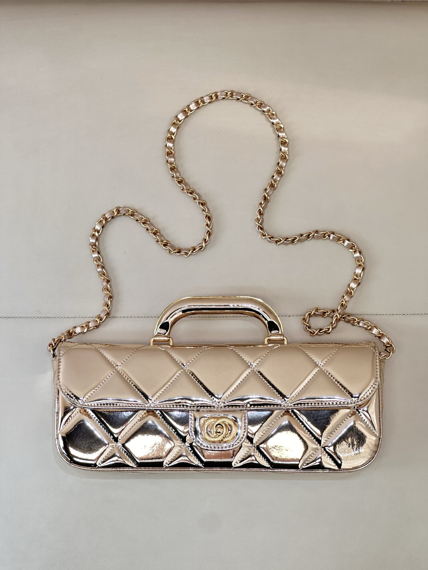 10A miroir qualité sac à main Designer 25k French Stick Vintage sac à rabat cuir d’agneau peint Matelassé femme cabas bandoulière avec boîte et h