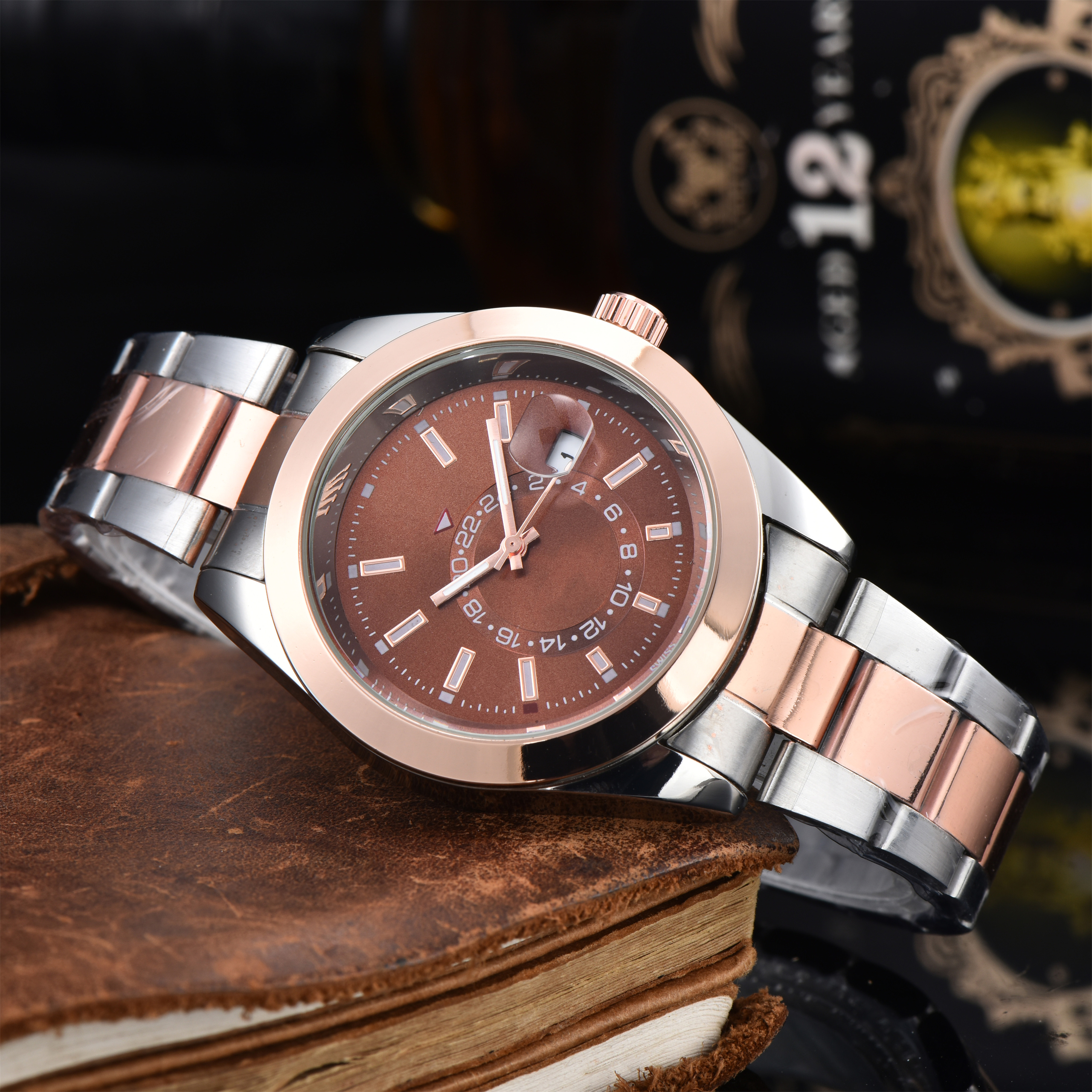 Luxury designer mens womens SKYity DWELLERity watches Quartz automatic movement WATCH stainless steel strap luminous gifts Wristwatches montre #54
