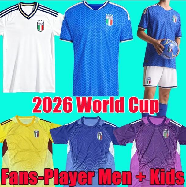 2026 World Cup Kit italy jersey soccer jerseys men kids football shirts away home RETEGUI BARELLA FRATTESI PELLEGRINI sets-image-949998813