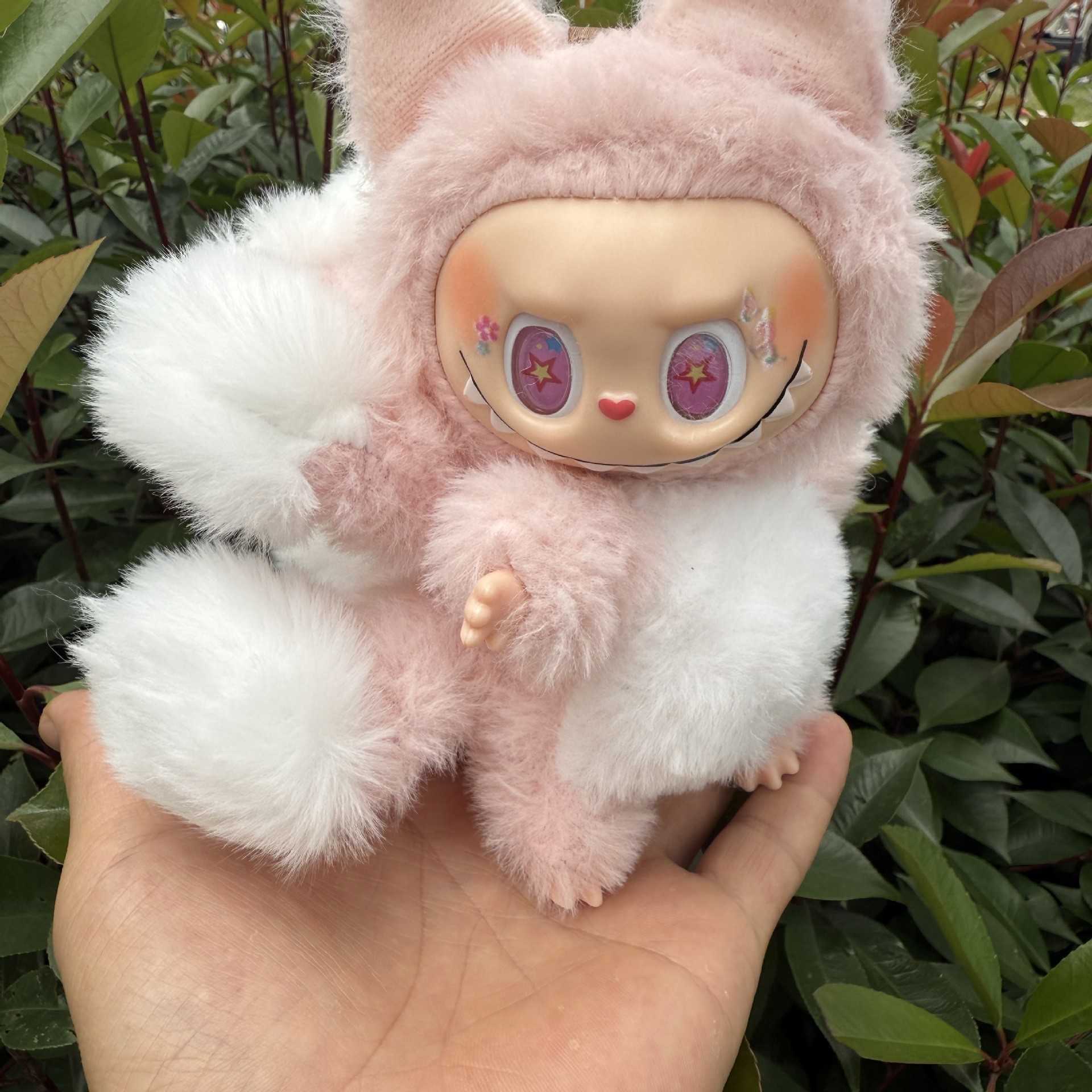 Labubu Nine-Tailed Fox Trendy Blind Box Zimomo Plush Toy Qixi Festival Vinyl Face Macaron Motherland High Version L251106JUNW-image-1083382611