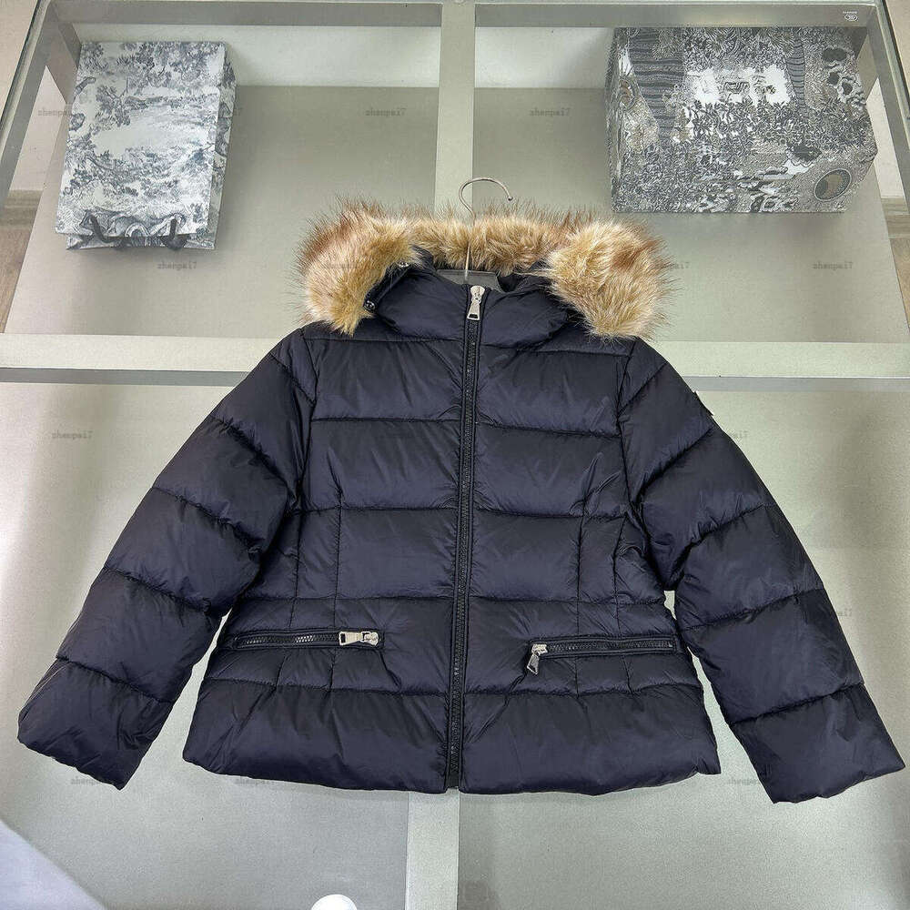 Top kids coat winter windproof hood design baby down Jackets kids designer clothes Animal fur hat collar girl boys OutwearA978X27N234-image-1083394580
