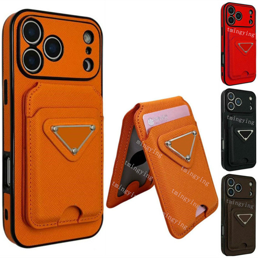 Designer Leather Cell Phone Case for IPhone 17 Pro Max 16 Plus 15 14 13 12 11 Cases iPhone17 iPhone16 ProMax iPhone Air Fashion Phones Cover with-image-698159110
