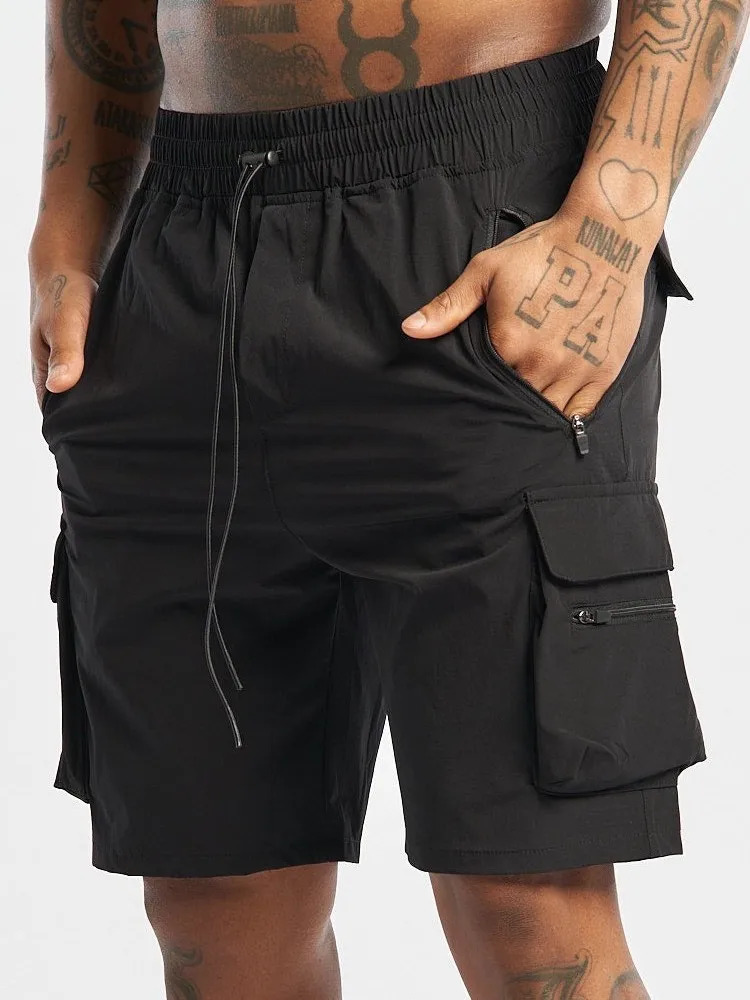 Summer cargo pants casual mens street wear resistant multi pocket quick drying outdoor hiking work 2025 250322Z