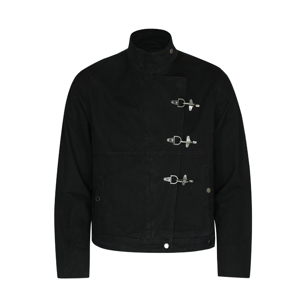 Men's Clasp Jacket Spring Washed Jacquard Loose American Fashion Brand High-end And Handsome Jacket Denim Women's hitojiang6 666