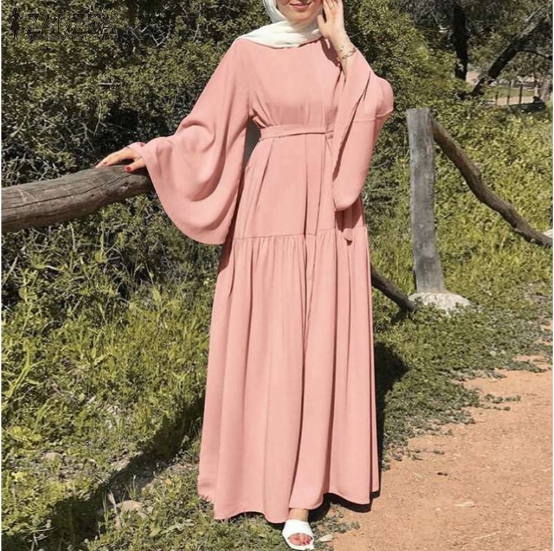 (1242) Nouvelle ceinture de pull ample de couleur unie avec robe à poignets larges