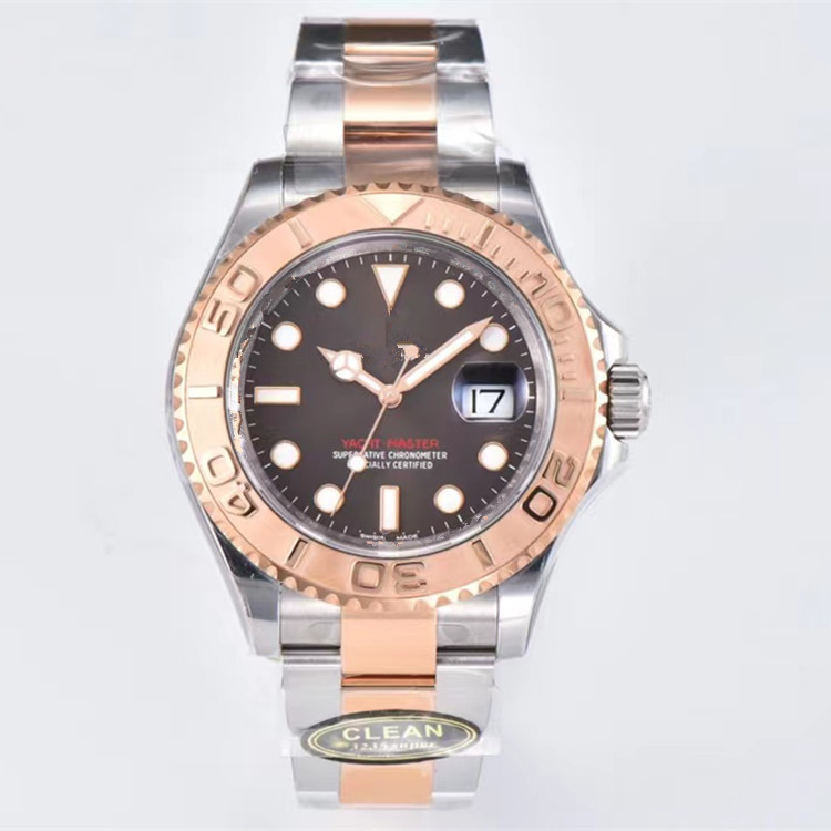 Top Quality Luxury Wristwatch 116622 Mens Steel & Platinum Rhodium Dial Baby Blue Hand 40MM Automatic Mechanical Men Watches