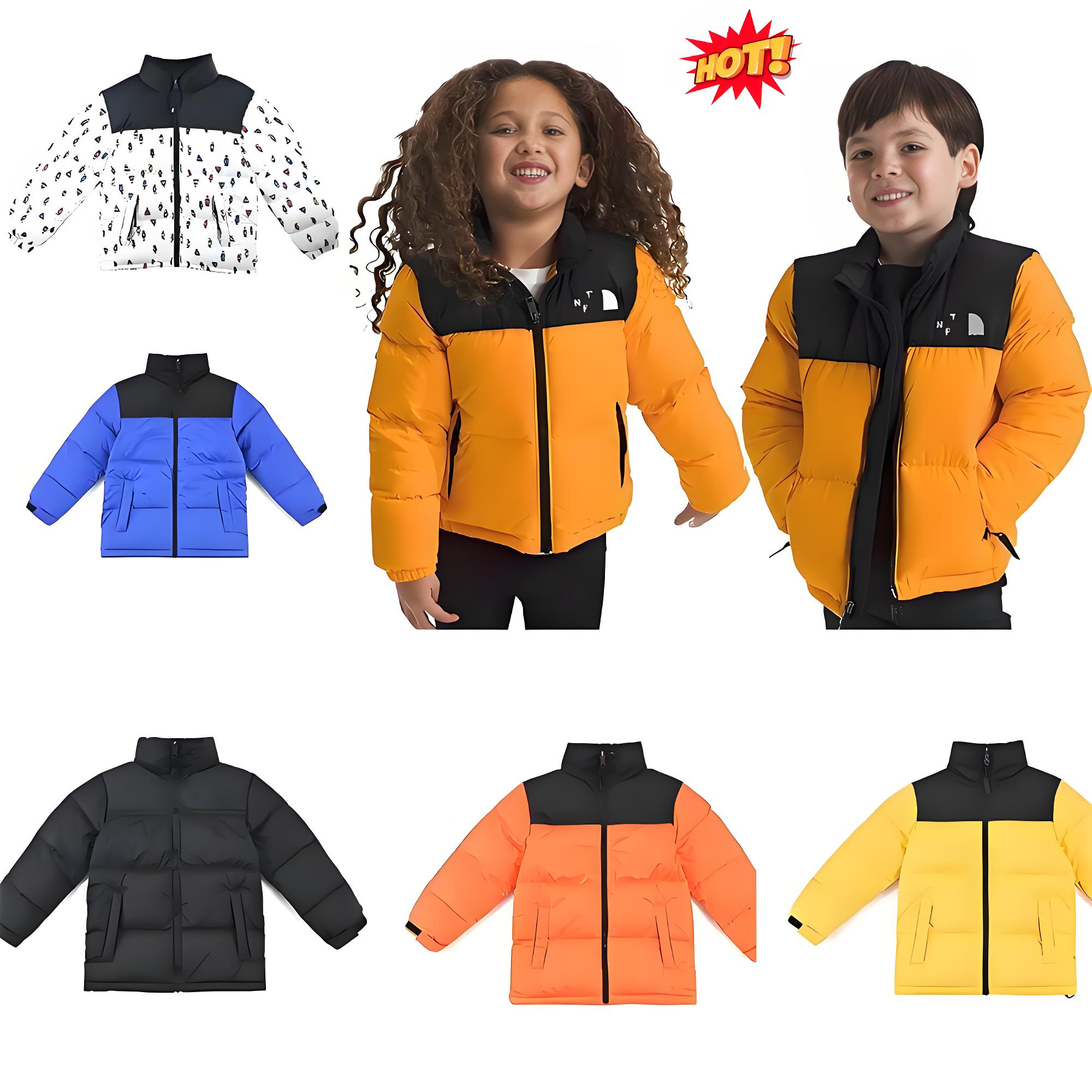 northe facejacketdesigner kids jacket down coat parka boy girl pair g jointly name jacket letter print clothing child winter outwear warm northly fa