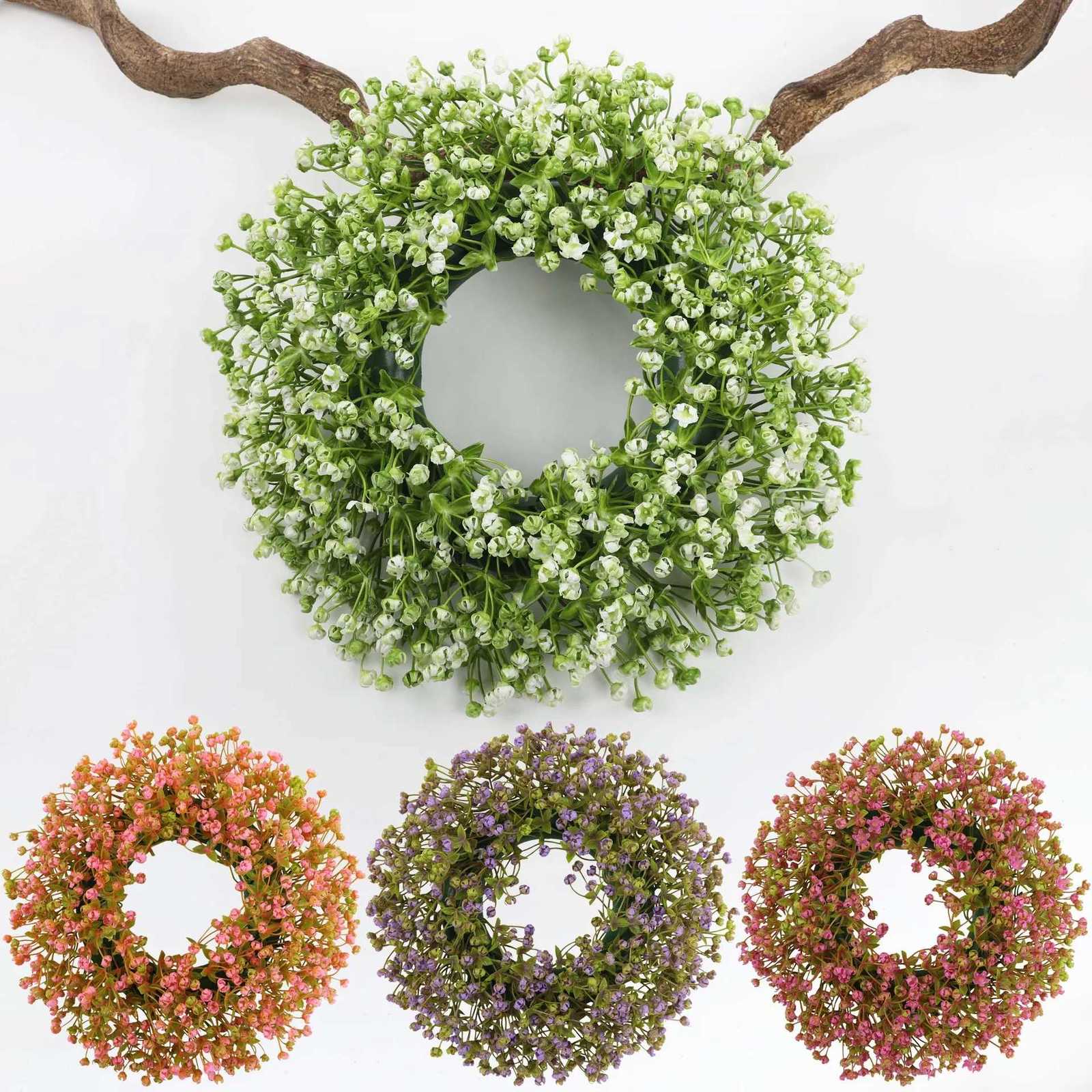 Gypsy simated garland he fresh wall decoration door hanging large wedding shooting props garland H251106-image-1083452611