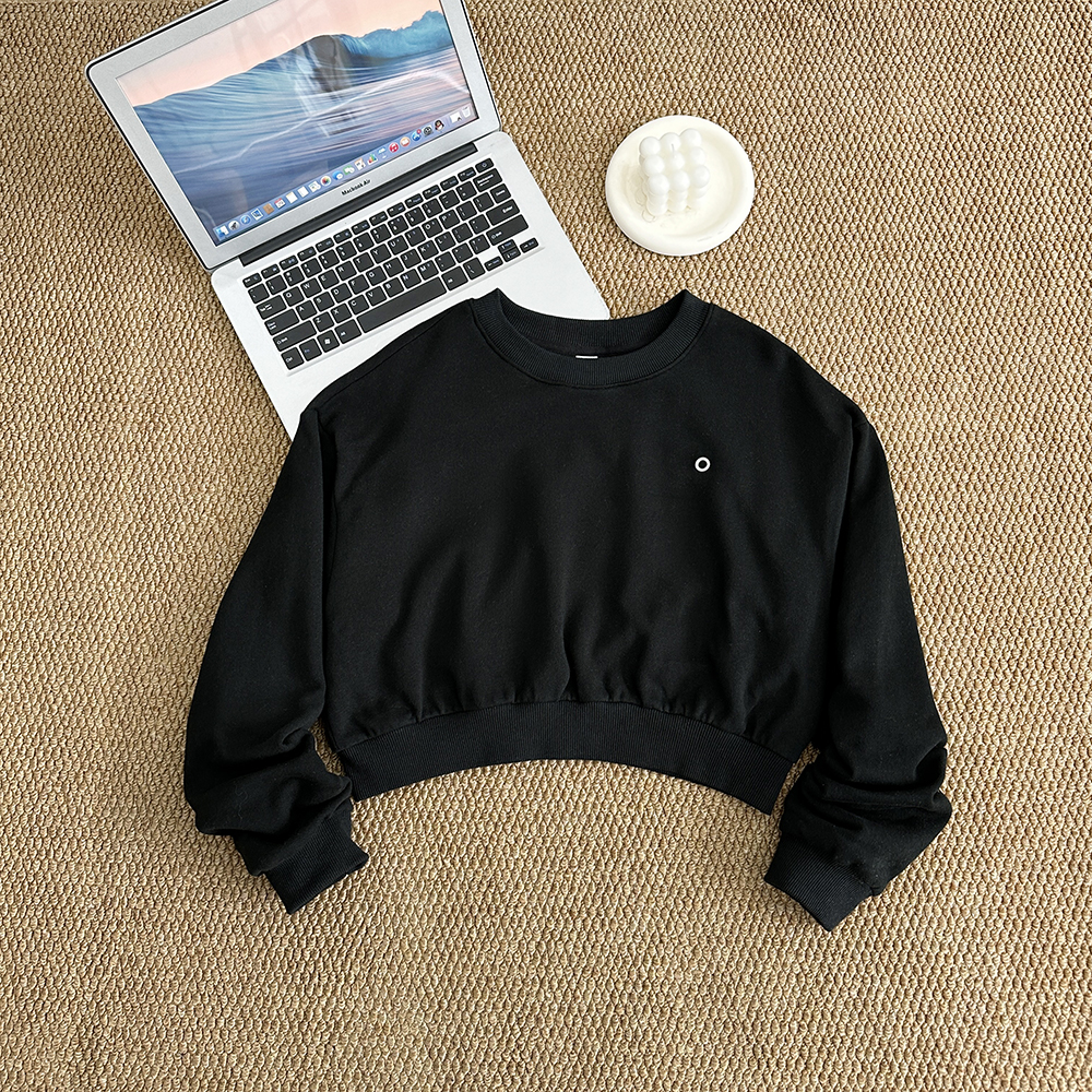 Sweat-shirt de créateur pour femmes, vêtements de yoga, sports de plein air, col rond, noir, gris, bleu, veste à manches longues, S-L