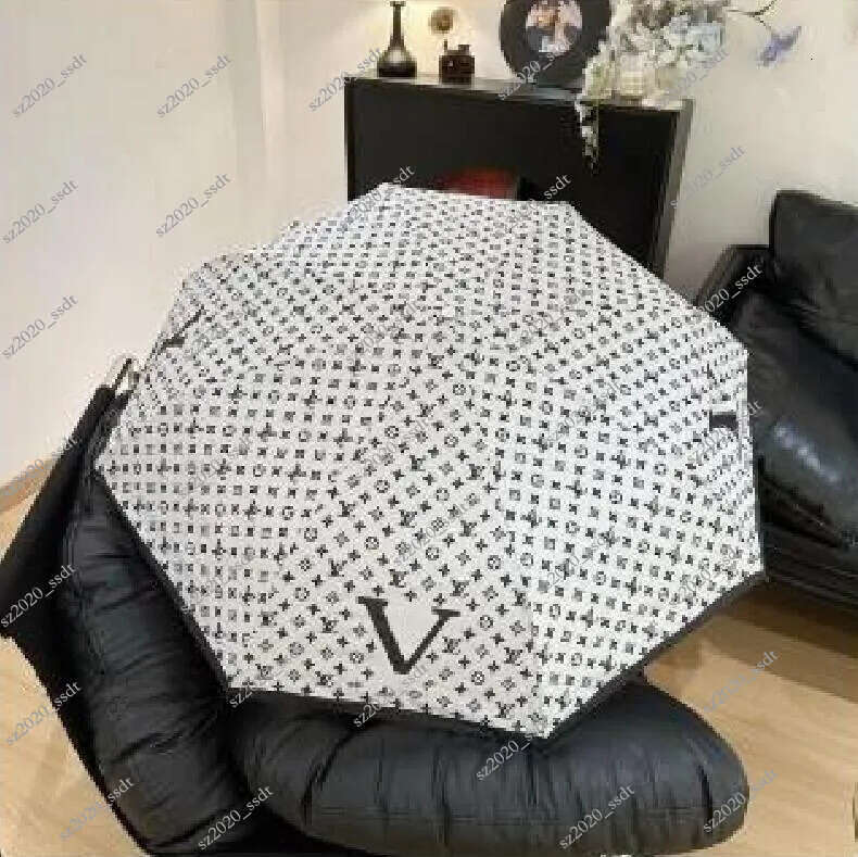Designer Luxury Fashion Umbrella Simple Automatic Folding Designer High Quality Outdoor Travel Luxury Multi functional Sun VM260303-image-1096033308