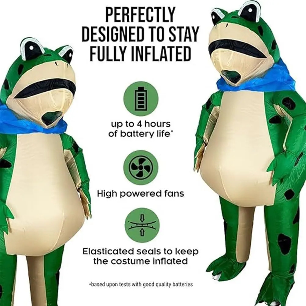 Inflatable clothing - Adult frog - Full-body luxurious and funny inflatable costume - Mens and womens - Halloween 251106