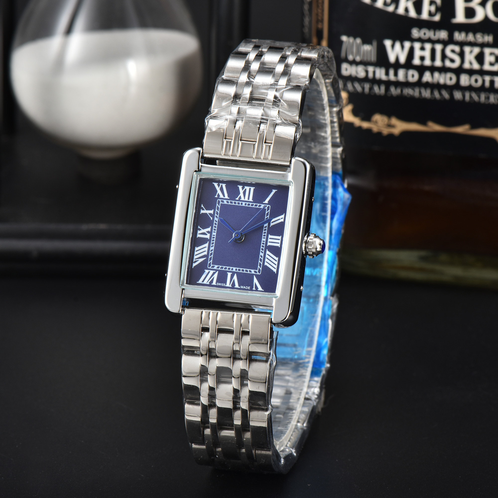 Montre de luxe femmes TANKity montre carrée montres diamant Premium mouvement à quartz Bracelet en acier inoxydable verre saphir étanche femmes m