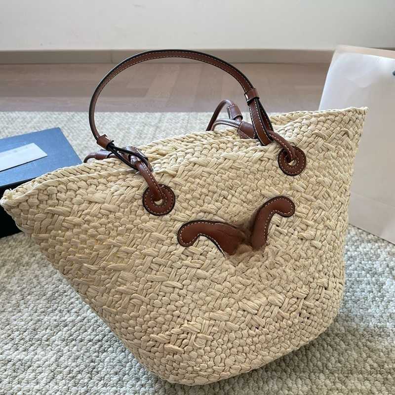 Sacs à bandouliers Crochet d'été Designer Paille Tricot à tricot Planche fourre-tout