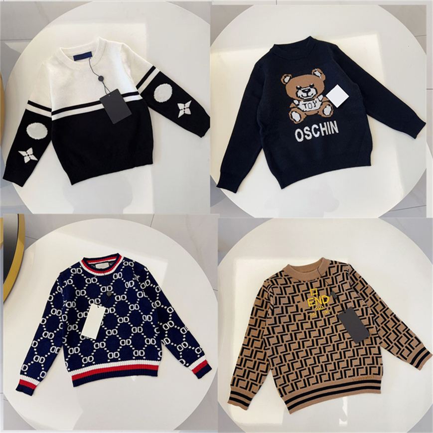 Vêtements de créateurs pour enfants Pulls pour enfants Manteau pour enfants Convient aux garçons et aux filles. Style automne/hiver. Pull chaud p
