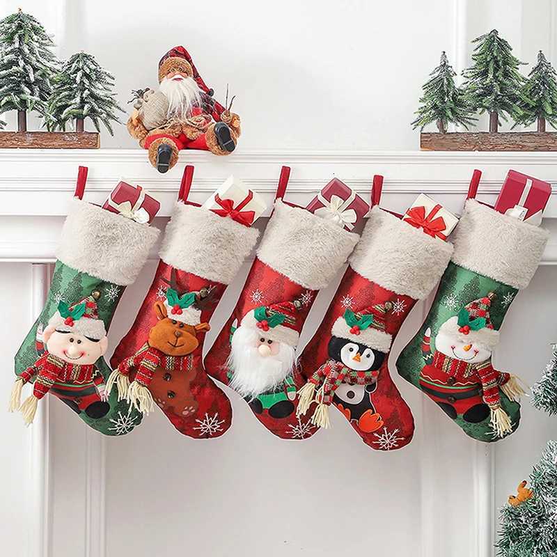 Christmas Stockings Monogram Stockings Family Stockings Christmas Stocking 3D Christmas Stocking Christmas Decor Xmas H251107-image-1083629188