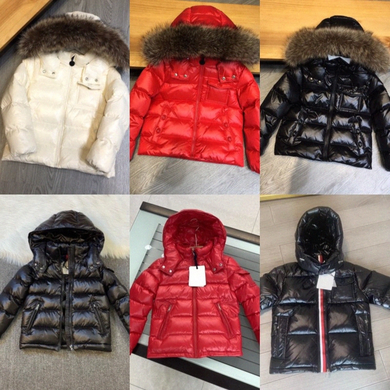 Baby Jackets toddler Kids designer Coats children boys girls winter down coat outdoor Warm Parka Black red Letter Print Clothing N7tC#-image-1083534883