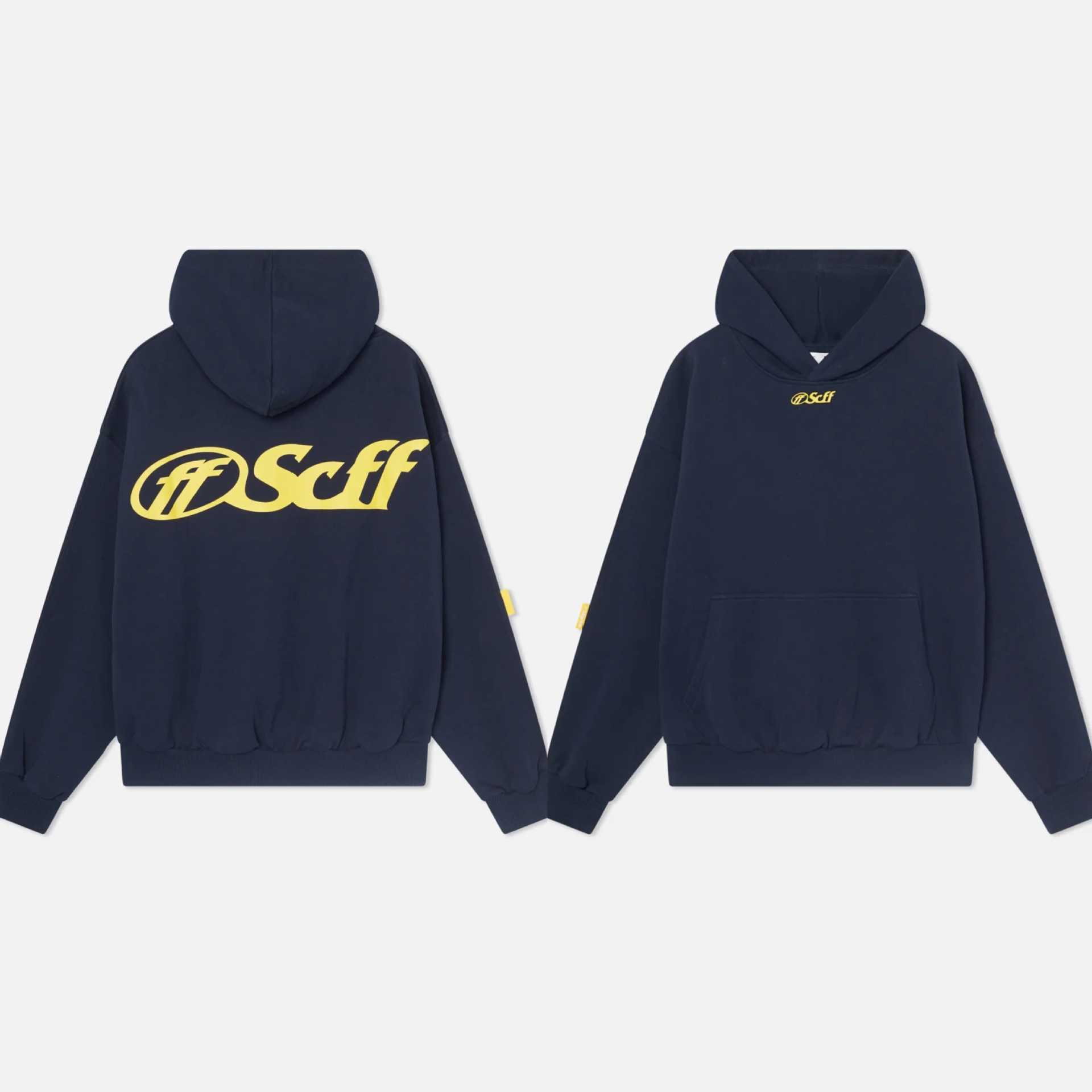 High Street American Style Letter Hoodie Pullover Unisex Loose Casual Jacket T251107