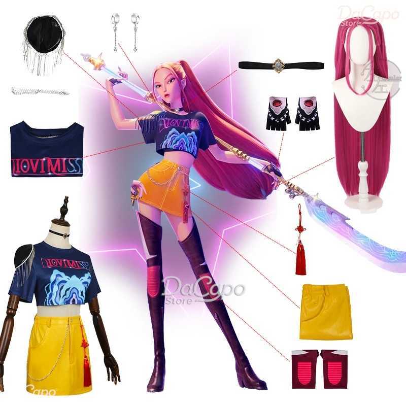 K-Pop Mira Kotadoski Cosplay Costume Wig Demon Hunters Stage Clothes Halloween Huntrix Girls Group Idol Roleplay Outfit Women W251107