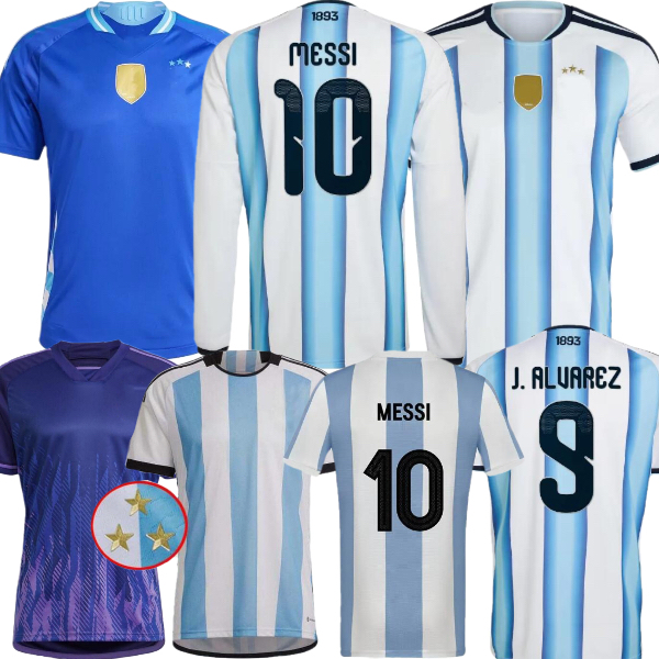 Argentina Soccer Jerseys 22 24 2025 2026 MESSIS E.FERNANDEZ J.ALVAREZ NICO PAZ DYBALA DI MARIA DE PAUL MAC ALLISTER E.MARTINEZ MASTANTUONO 50TH m-image-978373348