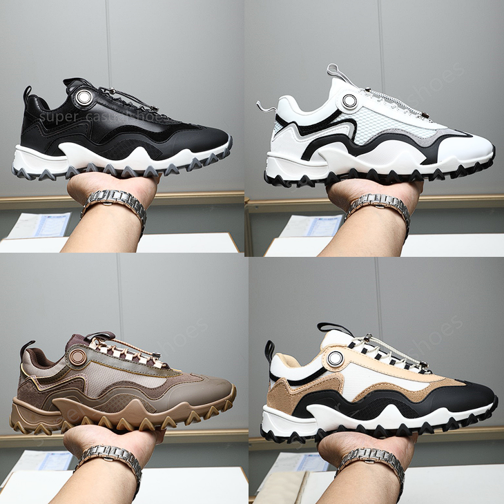 Men Trainer Rush Sneakers Designers Fashion Splicing Letter Platform Plateforme Sneakers Vintage Imprimé Chaussures de course Taille 40-46