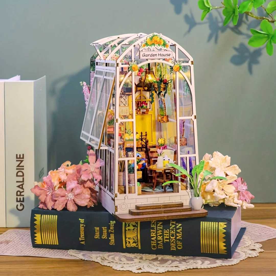 1pcDIY Book k KitAssembly Model KitBookshelf DecorHome Decor Micro ModelThe perfect gift for teenagers and adults K251106 K260321-image-1098415737