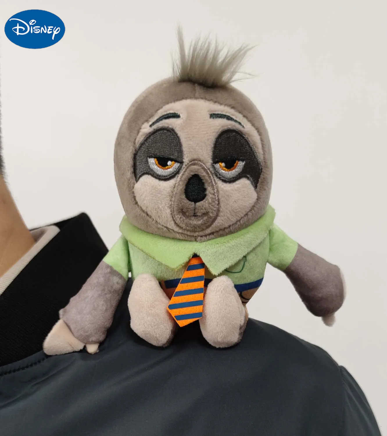 Disney Zootopia Flash the Sloth Shoulder Magnet Plush toy doll new H251107-image-1083573144