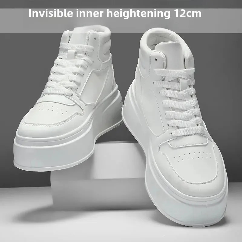 Invisible Inner Height Increase Of 12Cm Thickened Sneaker Sole Korean Style Cake Sneakers For COS Role Playing Summer Casual Spo 251106