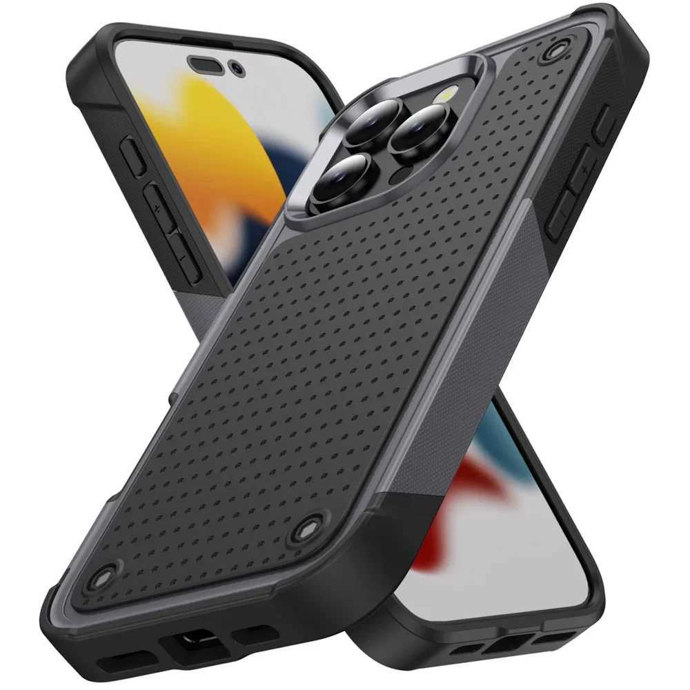 Military Grade or Phone Case For iPhone 16 15 14 Plus 13 12 11 Pro MaxXR XS Max Shockproof Cover Bumper C251107