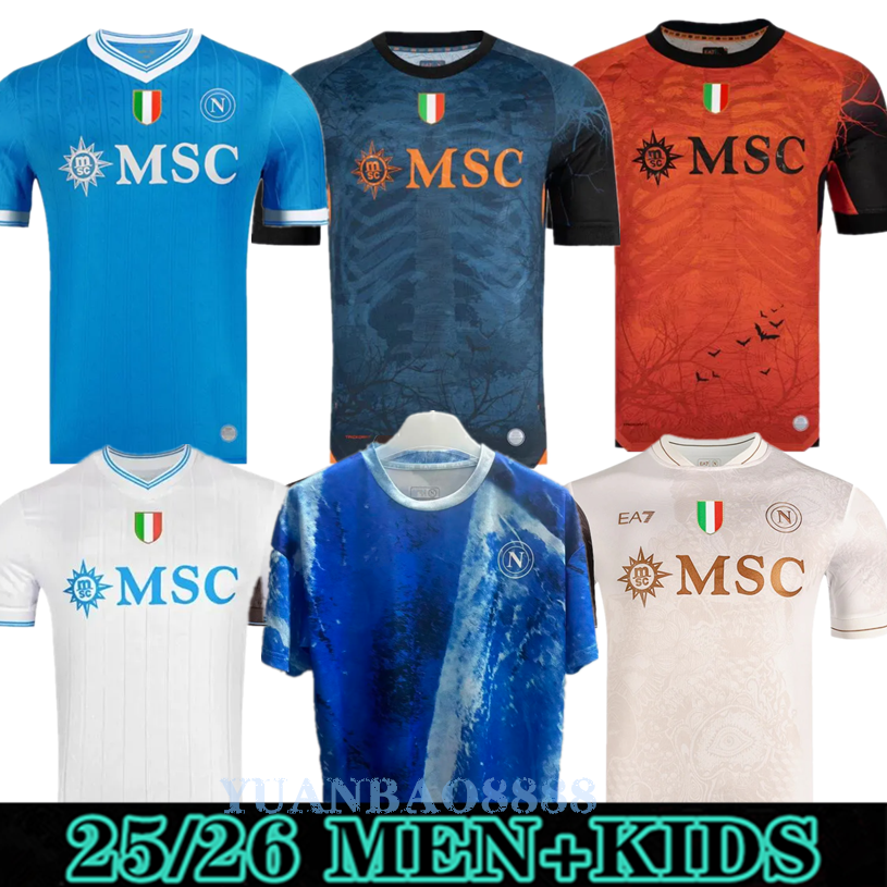 24 25 26 NAPOLI soccer jerseys Maglia Naples ZIELINSKI ANGUISSA OLIVERA KVARATSKHELIA KIDS FOOTBALL SHIRT OSIMHEN FABIAN SSC Napoli Maillots de f-image-864670993