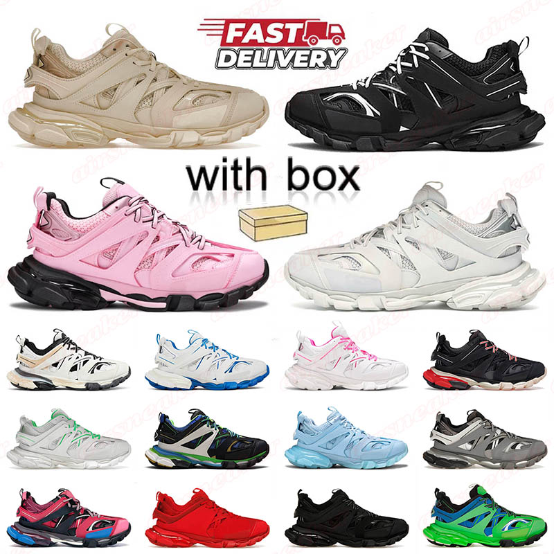 Avec Box 2025 top designer Track 3 3.0 chaussures sneakers Platform Vintage Runner Delivery feeling gomma Leather lefo chaussures coach à pied [c