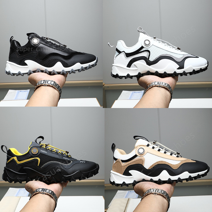 Designers Rush Sneakers Men Trainer Fashion Splicing Letter Platform Platform Sneakers Vintage Imprimé Chaussures de course Taille 40-46 Emballag