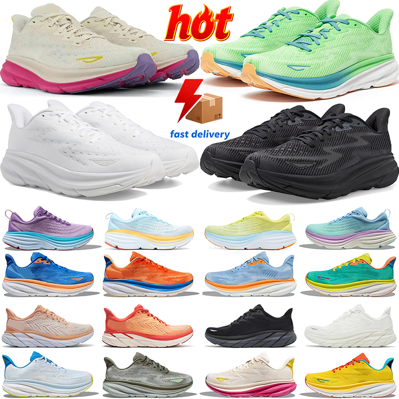 free shipping shoes designer shoes Womens Mens clifton 9 Trainers Pear Outdoor bondi 8 Corn Free People Sports Sneakers-image-995639903