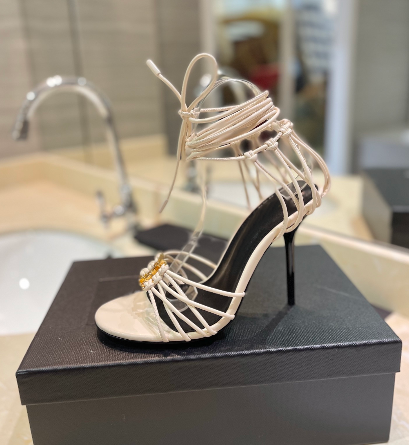 Designer Femme Sandale Babylone Cuir À Lanières Talons Hauts Babylone Jota à lanières Blake derby chaussures Grils Robe De Soirée Sandale Joli Ca