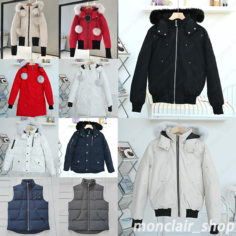Moose winter jacket moose scissor women puffer jacket womens coats designer mens jacket classic and warm wool-neck work jacket