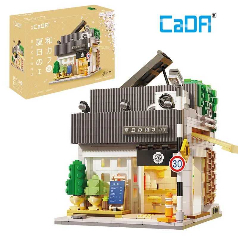 1116Pcs Cada LED Ci Japanese Sle Summer Restaurant Coffee House Building Blocks Friends Light Shop Bricks Toys Children Gift C251110-image-1084007109